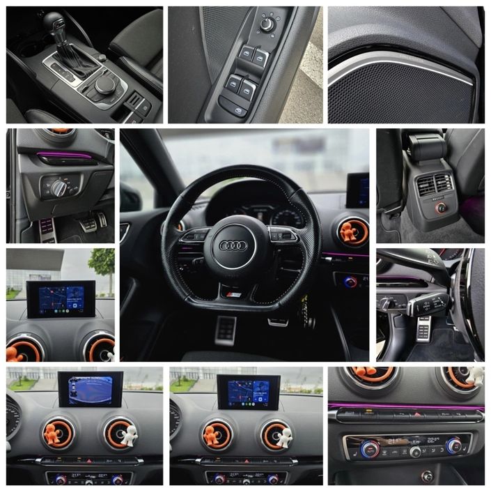 Audi A3 *S-Line*/2015/2.0TDI 184cp *Quattro*/*S-tronic*/*Euro6*/Matrix