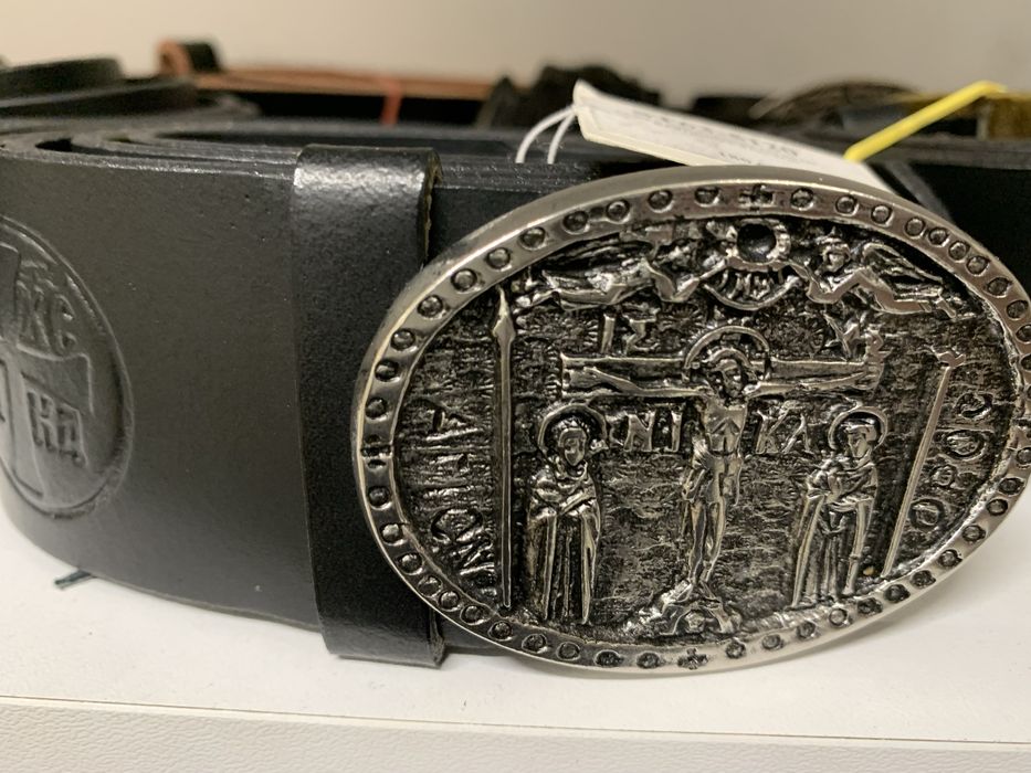 Curea + catarma   din Piele Calugareasca din Muntele Athos / Grecia