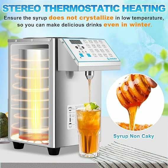 Dozator de fructoză YJINGRUI, de sirop (8,5 L 110 V 16 grupuri)