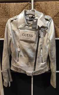 Geaca GUESS Scratched Foil, Geaca Biker GUESS - Marime XS