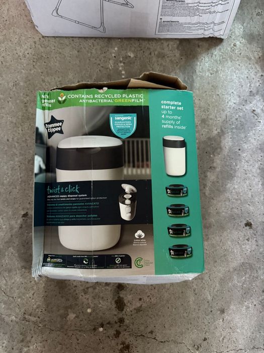 Pachet Cos pentru scutece + 4 Rezerve Tommee Tippee Sigilat