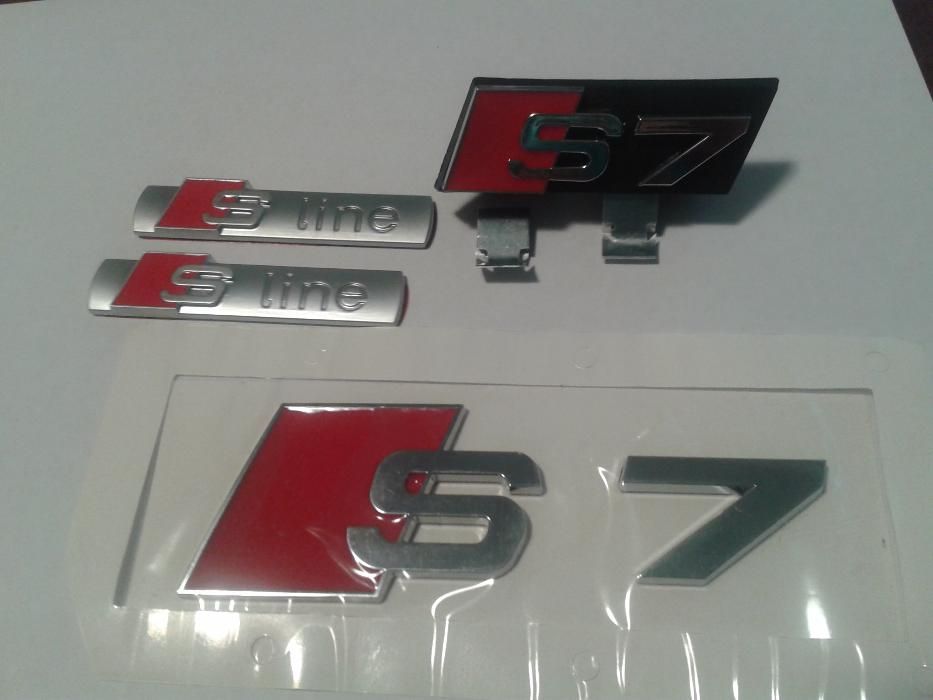 Set Embleme AUDI S7 s-line a7