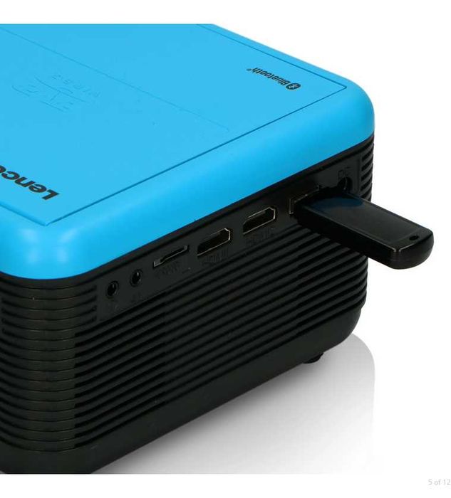 Videoproiector, Lenco, LPJ-500BU, DVD player incorporat, Bluetooth