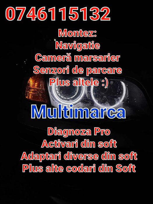 Senzori de parcare-Camera Marsarier-Navigatie Android-Subwoofer-MONTEZ