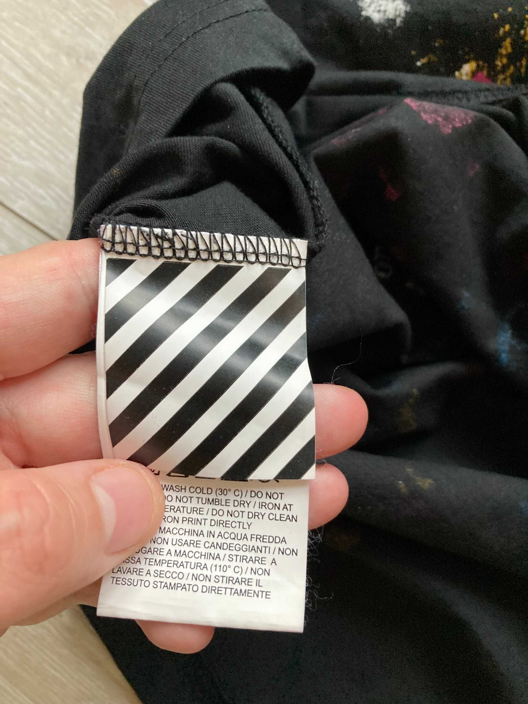 OFF WHITE Temperature Virgil Abloh мъжка тениска размер XL / XXL