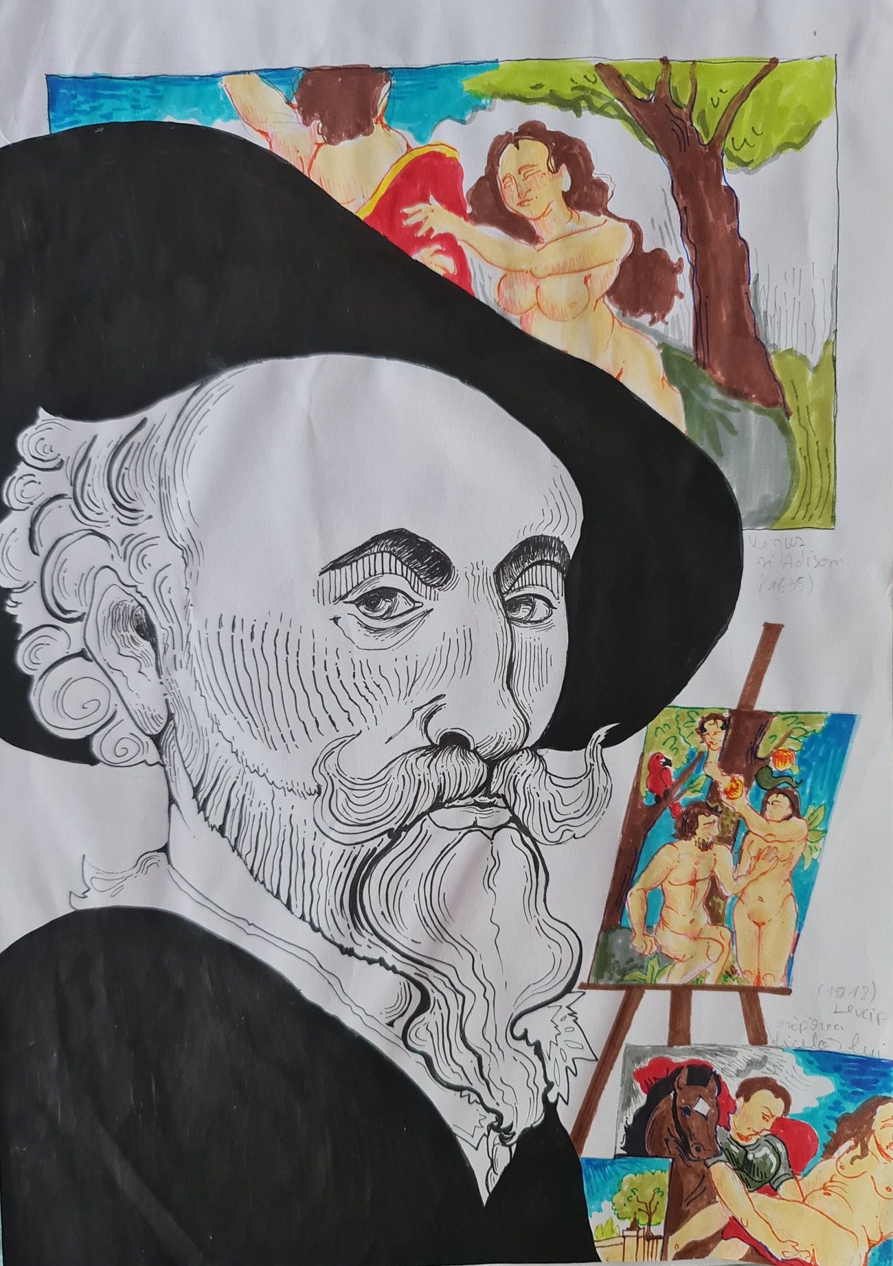 Portrete, desene, caricaturi ( tradiționale/digitale )