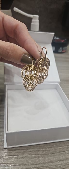 Позлатен комплект  сребро от ISilver 925  нов