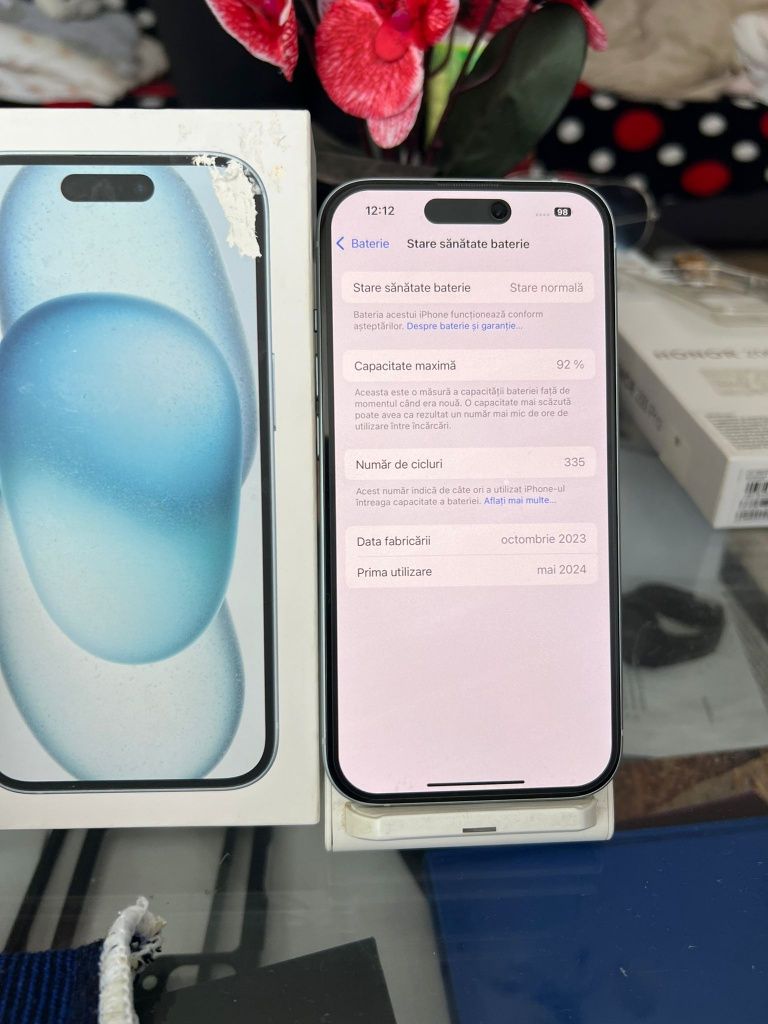 Vând schimb iPhone 15..impecabil