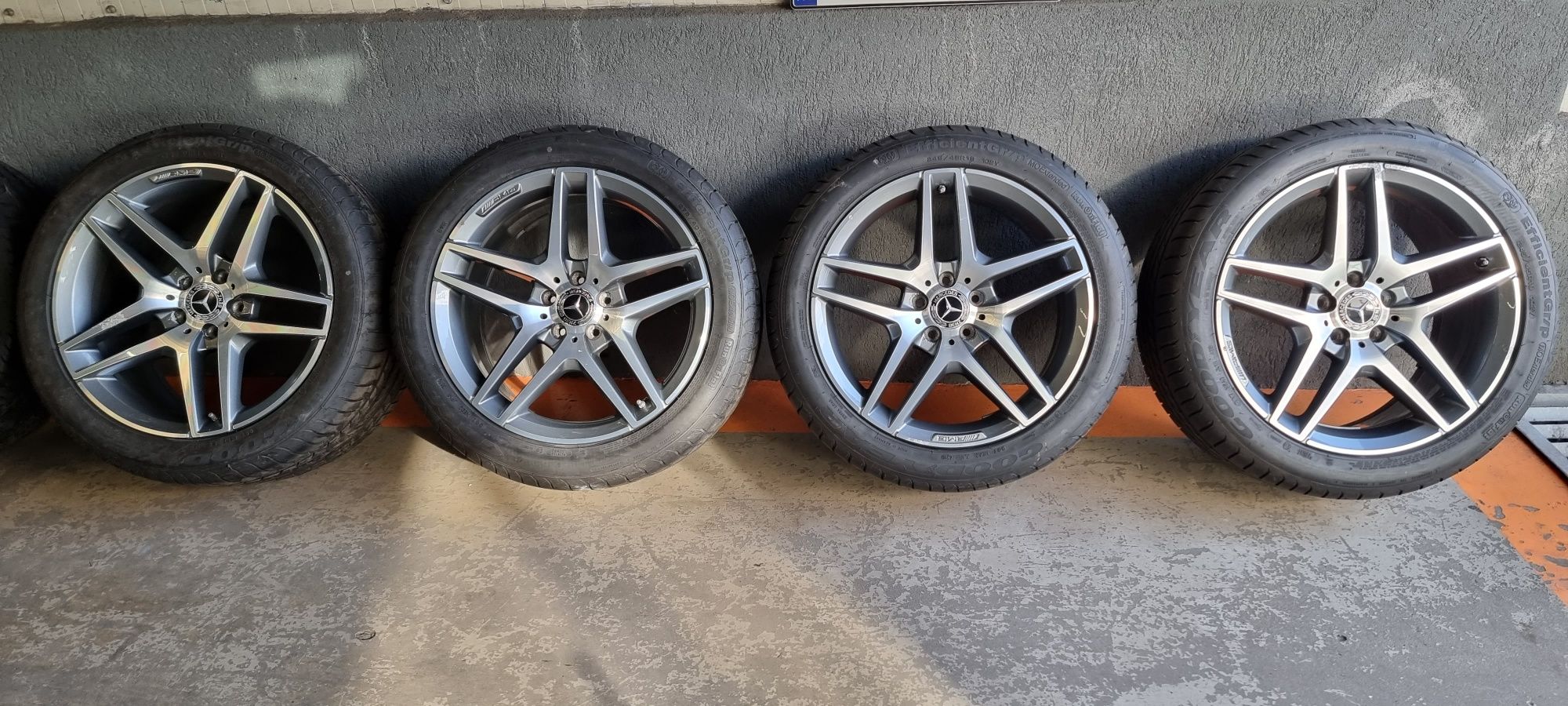 Set jante Mercedes AMG R19 originale W222 S Class , anvelope NOI