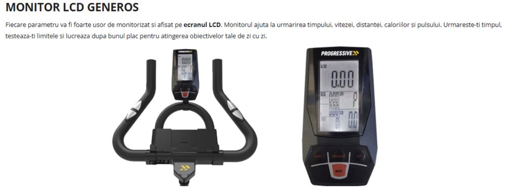 Bicicleta fitness pentru spinning - PROGRESSIVE SX2000