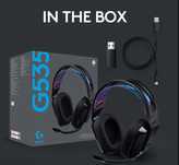 Logitech g535 wireless, noi, garanție, căști pc gaming