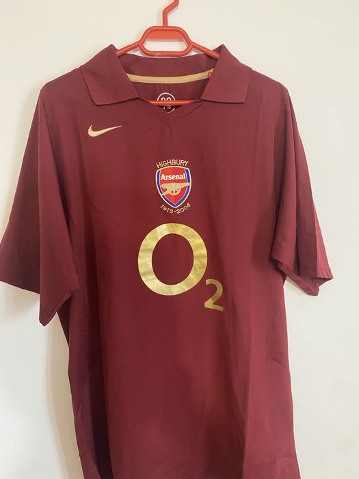 Tricou ORIGINAL Arsenal Highbury 2005/06 Henry #14 Nike – mărimea XL