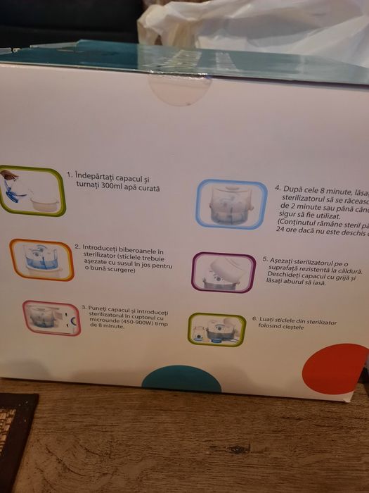 Sterilizator biberoane pentru microunde Sun Wave