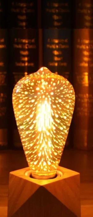 Bec LED cu efect de artificii 3D