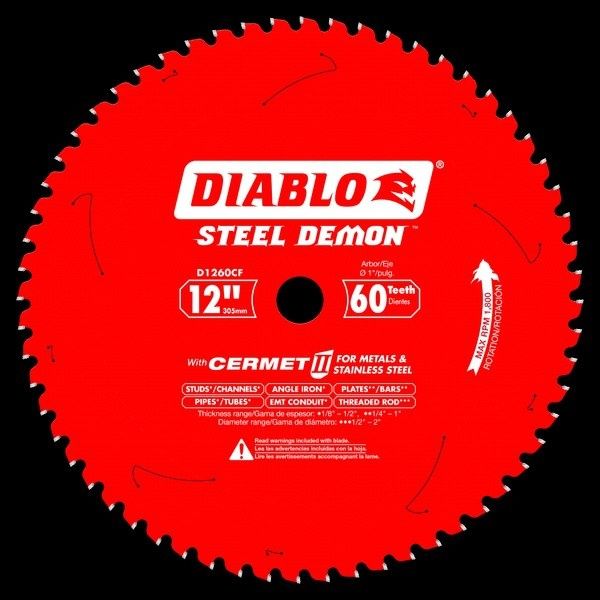 Пила по металлу и нержавейки DIABLO STEEL DEMON 12"