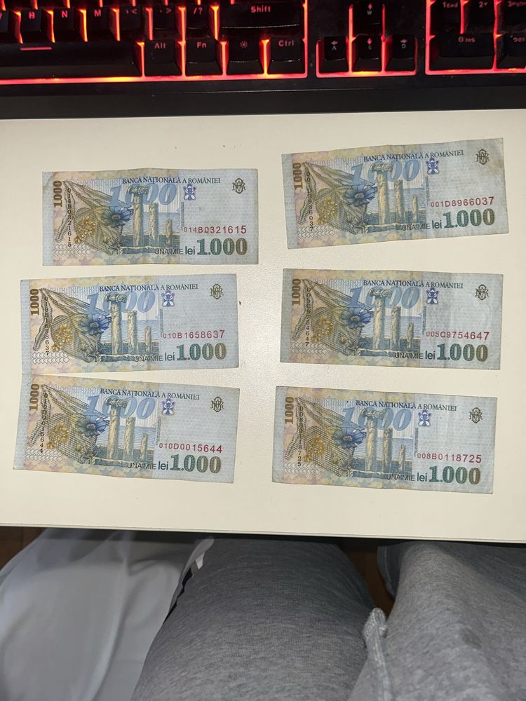 Bancnota 1000-una mie lei Eminescu