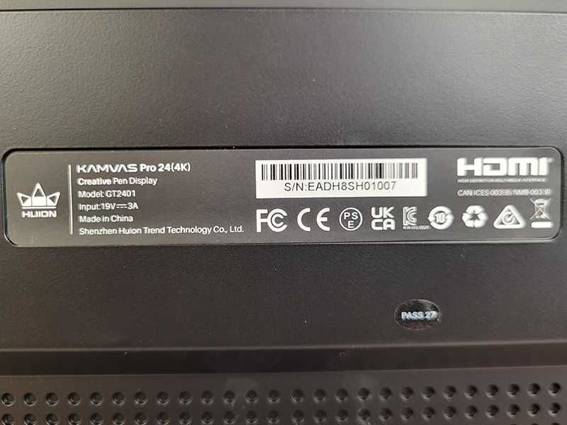 Huion Kamvas Pro 24 (4K) (графичен таблет)