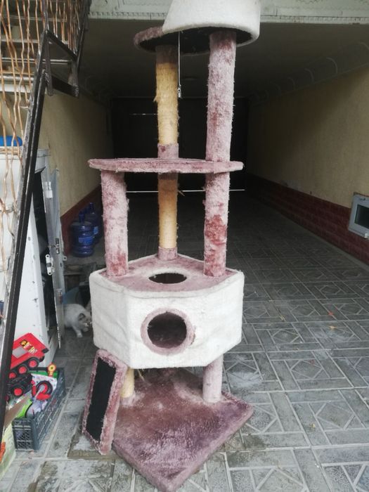 Дом для кошек 4 этажа