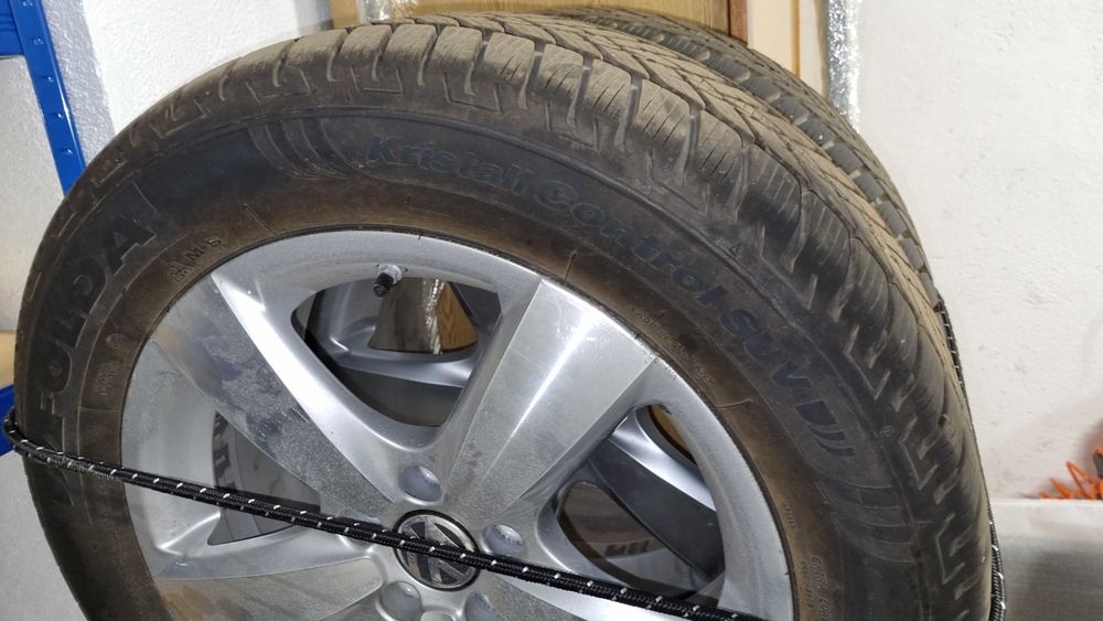 Оригинални джанти VW Boston 7Jx17 с гуми 235/55 R17 с TPMS датчици
