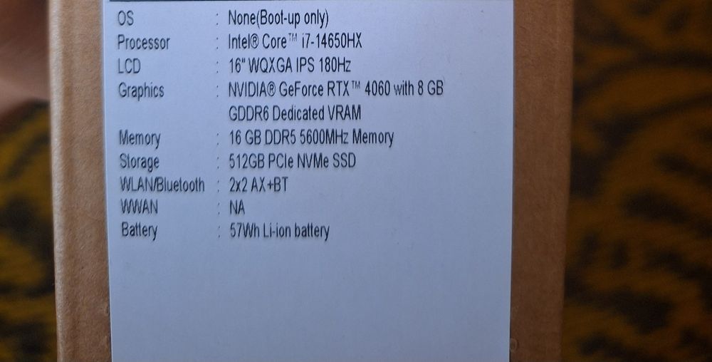 Acer nitro v16 i7 rtx4060