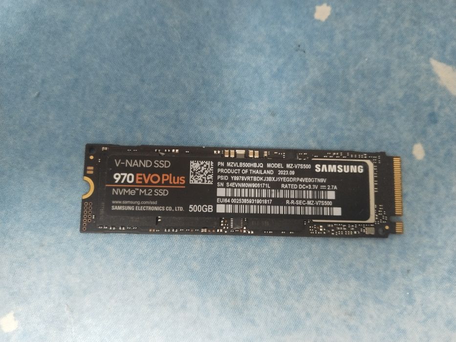 SSD m2 Samsung 970 Evo plus