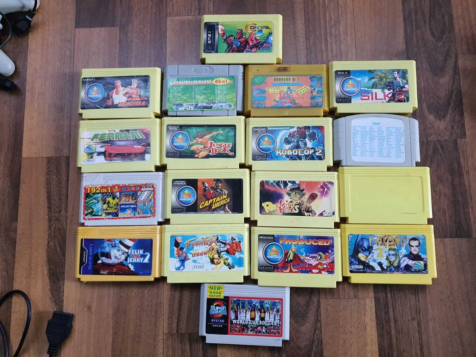 SET Dischete/Jocuri pe televizor (ending man/famiclone tv)