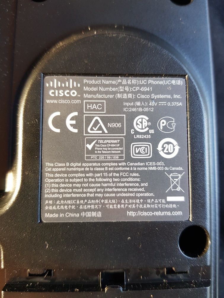 Telefon IP Cisco 6941 *NOU*