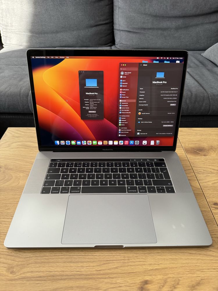 MacBook Pro 15 inch 2017