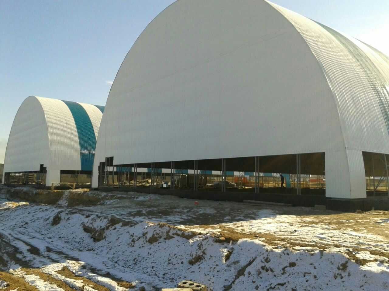Строительство крытых футбольного поля под ключ