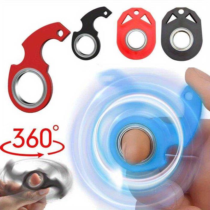 Метален или пластмасов Нинджа спинер светещ ключодържател ninja spiner