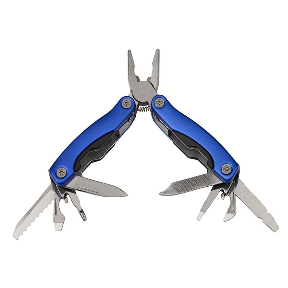 Cleste multifunctional Survival Instict, 9 functii, 14 cm, albastru