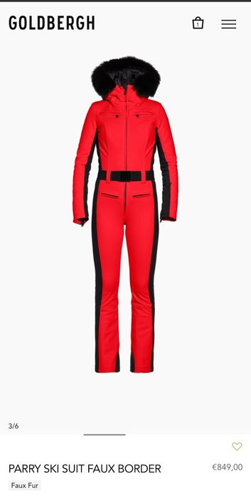Ски екип Goldbergh червен цял