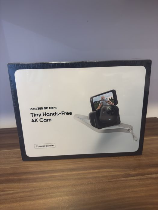 Cameră de acțiune Insta360 - GO Ultra, 50MPx, 4K, negru NOUA SIGILATA