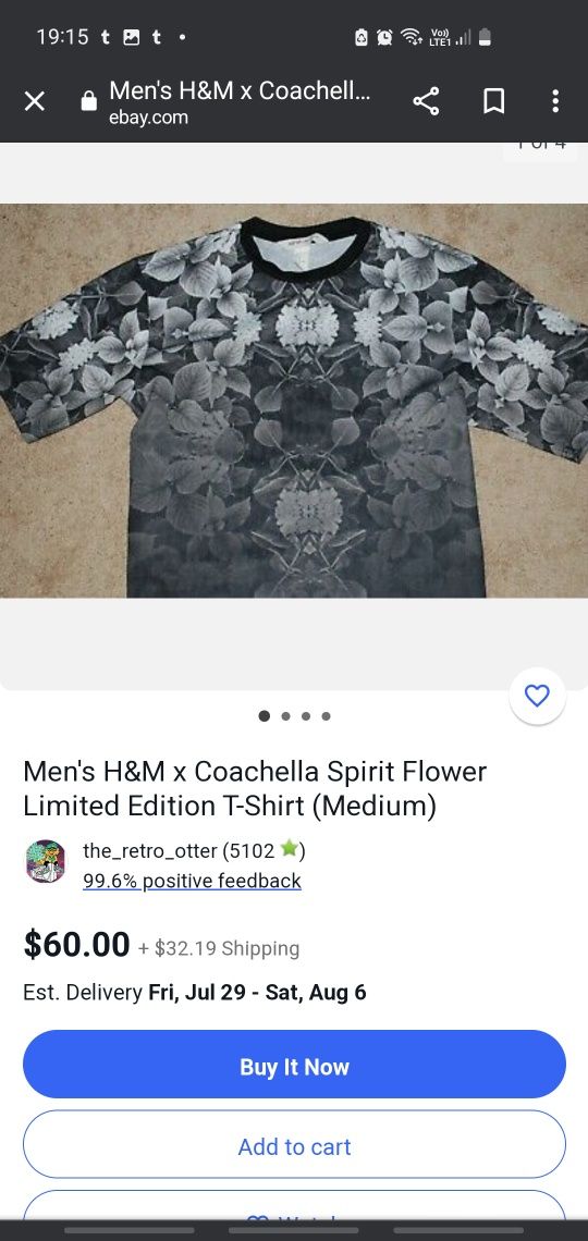 Tricou H&M rar bărbați