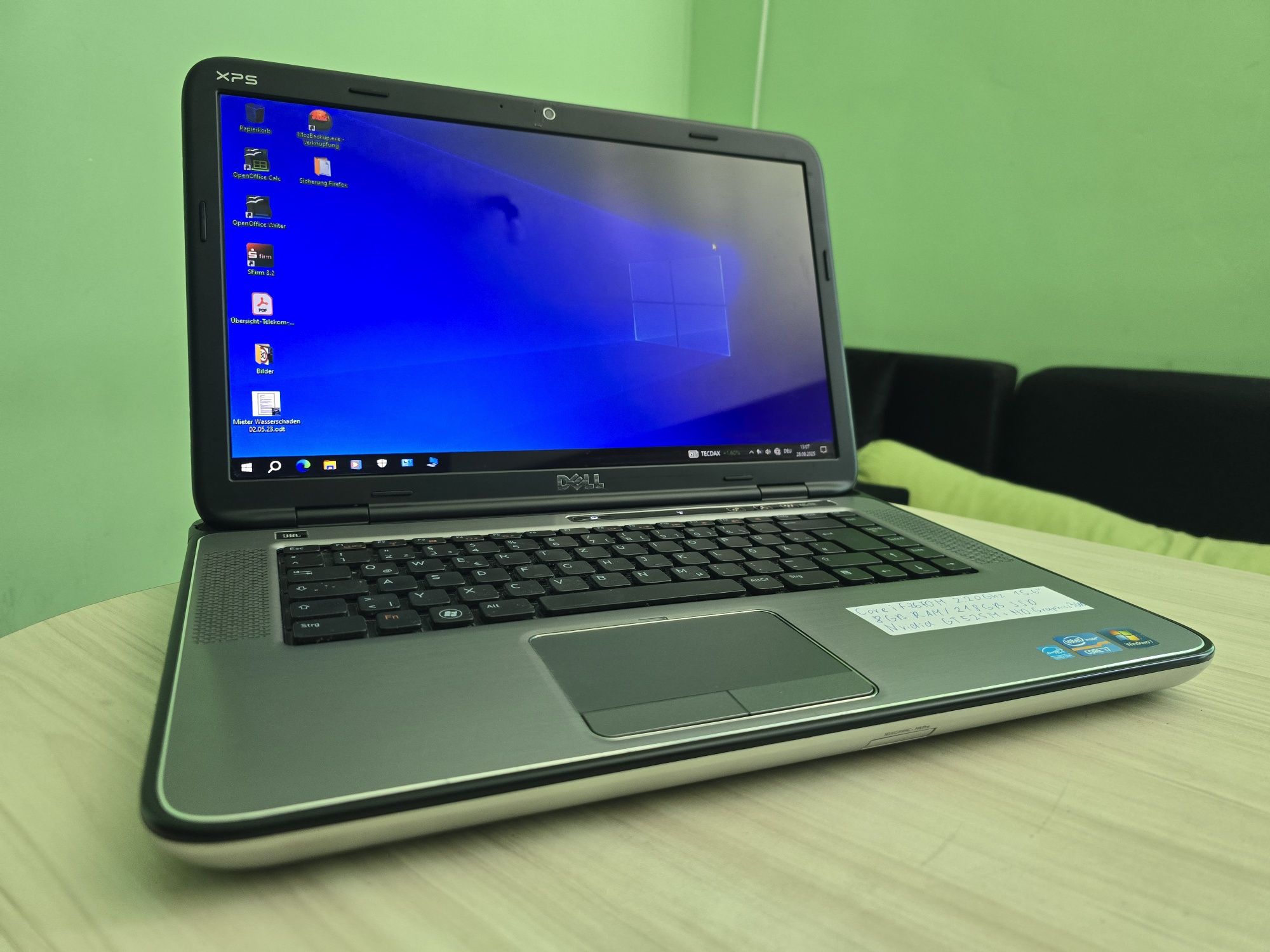 DELL XPS Core i7/8GB RAM/218GB SSD/ Nvidia GT525M