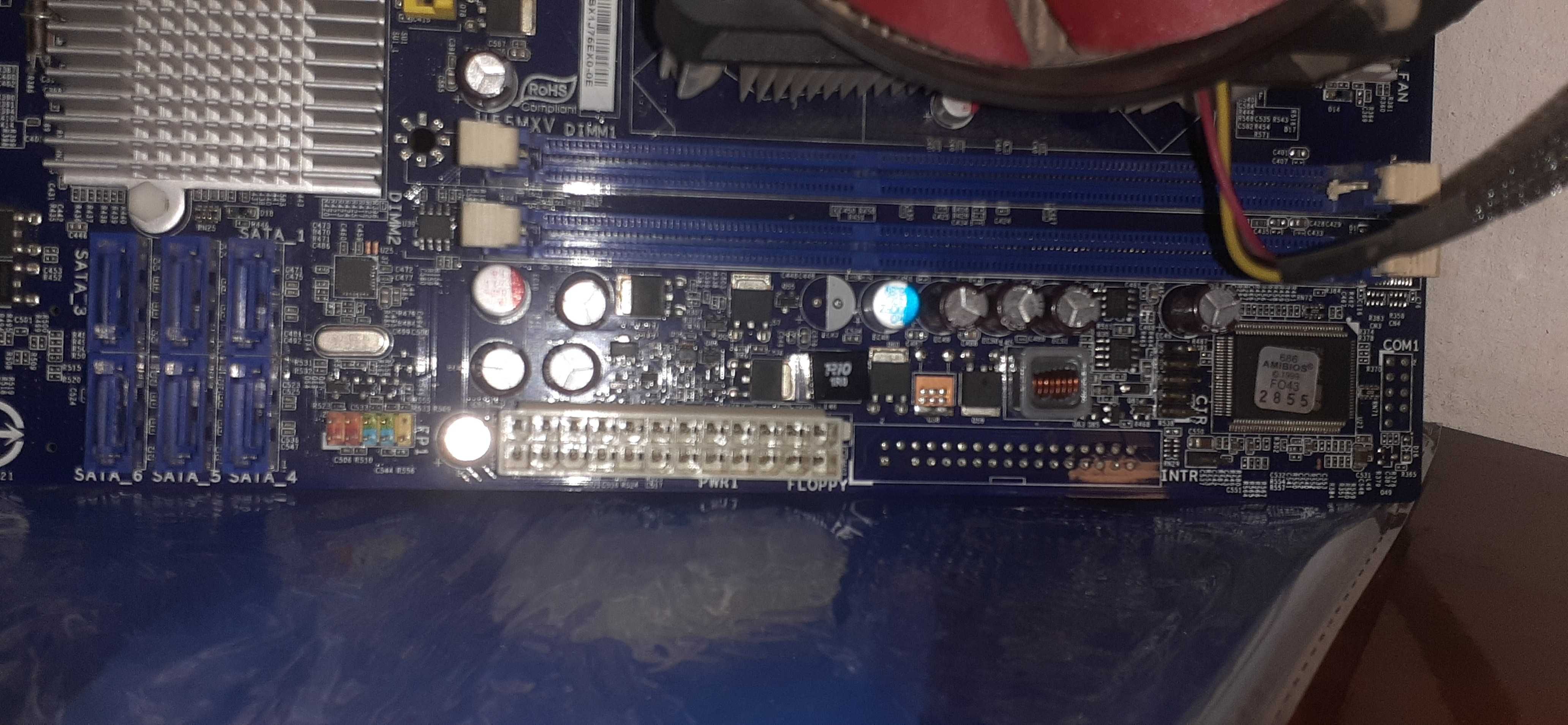 Материнка ECS H55MXV не рабочая