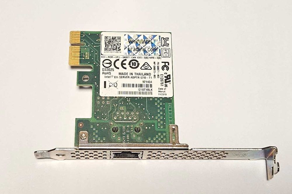 Мрежова карата Intel® Ethernet Server Adapter I210-T1