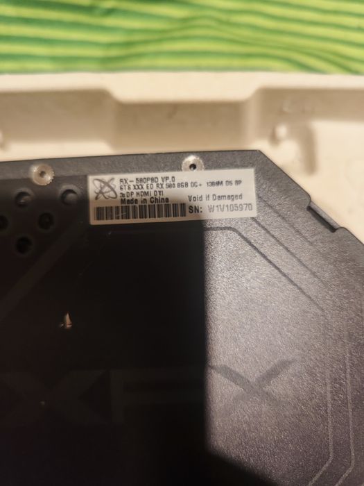 Placă video Rx 580 8gb