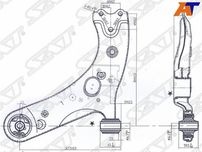 Рычаг подвески Toyota Corolla