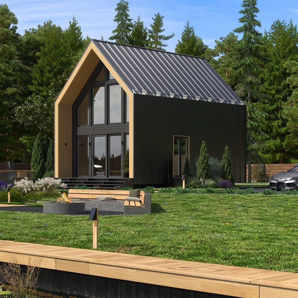 Cabane A-Frame – Design modern, confort maxim, impact minimalistic