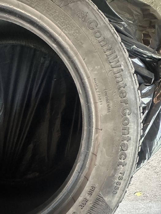4 броя зимни гуми 205/55/16 Continental Wintercontact TS 850