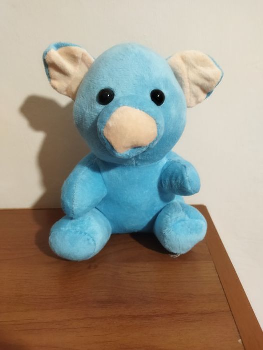 Мягкая игрушка голубая ккрыска для детей