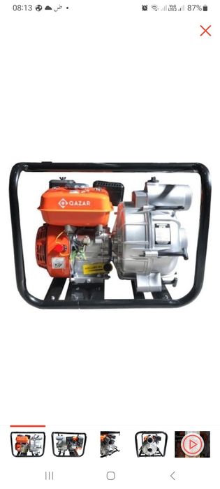 Мотопомпа QAZAR GDP80  для чистой и грязной воды