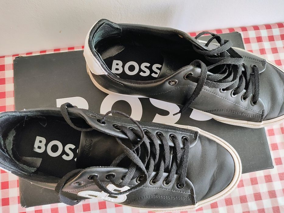 Кожени кецове Boss Gant