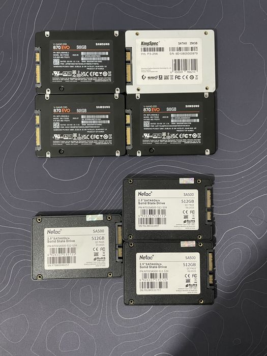 Продам ssd диски 512gb