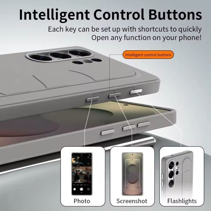 NFC калъф за samsung galaxy s24 ultra. 6 бутона