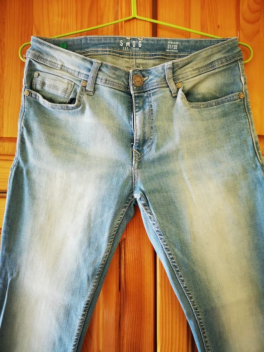 Мъжки светло сини дънки | Light wash