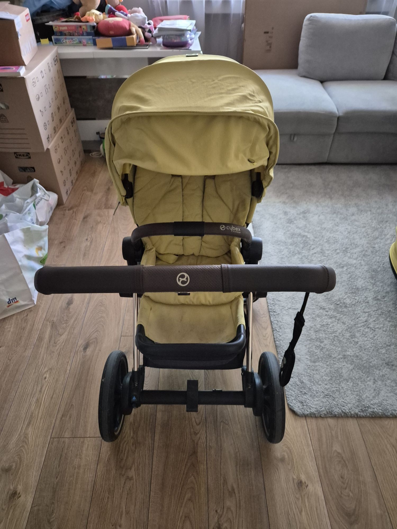 Cybex ePriam Platinum Rose Gold (електрическа) с два коша