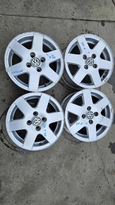 Set jante aliaj r14 vw polo 6n 6x0601025
