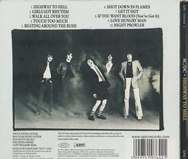 CD AC/DC - Highway to Hell 1979